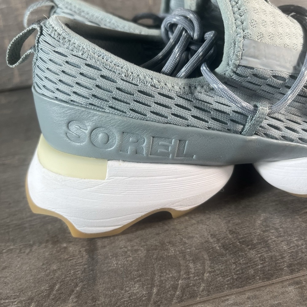 Sorel Women's Light Gray Mesh Slip-On Sneakers - Picture 4 of 11
